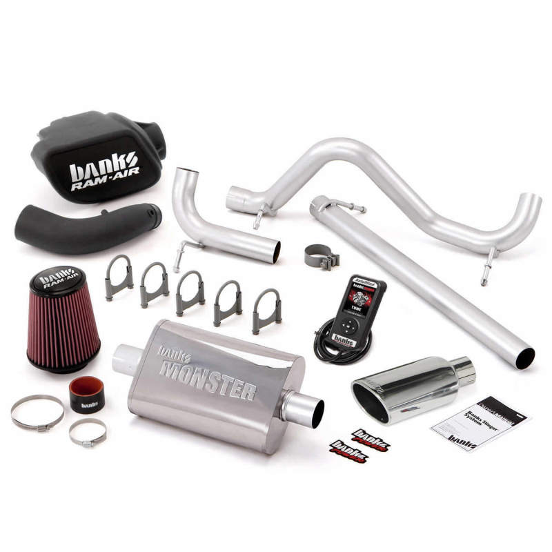 Load image into Gallery viewer, Banks Power 07-11 Jeep 3.8L Wrangler - 2dr Stinger System w/ AutoMind
