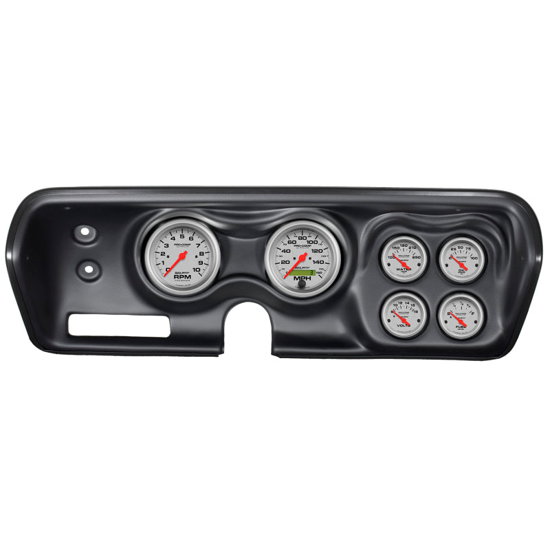 Load image into Gallery viewer, Autometer Ultra-Lite Kit 71-74 Charger/ GTX/ Road Runner Dash Kit 6pc Tach/MPH/Fuel/Oil/WTMP/Volt
