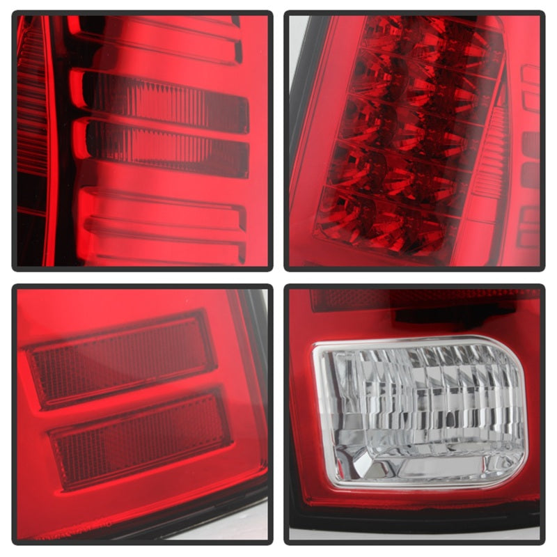 Load image into Gallery viewer, Spyder Dodge Ram 1500 13-14 13-14 LED Tail Lights LED Model only - Red Clear ALT-YD-DRAM13-LED-RC
