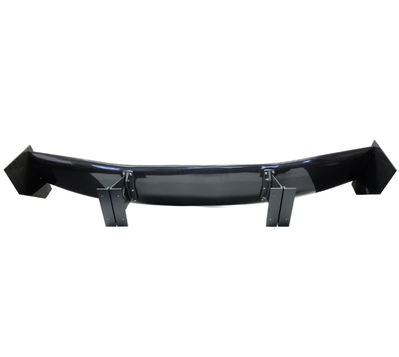 Load image into Gallery viewer, NRG Carbon Fiber Spoiler - Universal (59in.) NRG Logo Large End Plates
