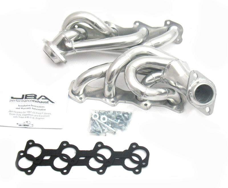 Load image into Gallery viewer, JBA 97-03 Ford F-150 5.4L 2V 1-1/2in Primary Silver Ctd Cat4Ward Header
