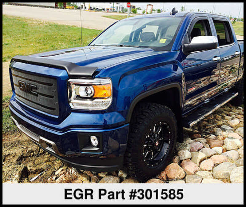 Load image into Gallery viewer, EGR 14+ GMC Sierra Superguard Hood Shield - Matte (301585)
