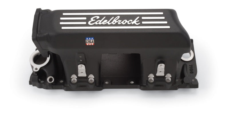 Load image into Gallery viewer, Edelbrock Manifold EFI Pro-Flo XT BB Chevy Rect Port Heads Black Powder Coated
