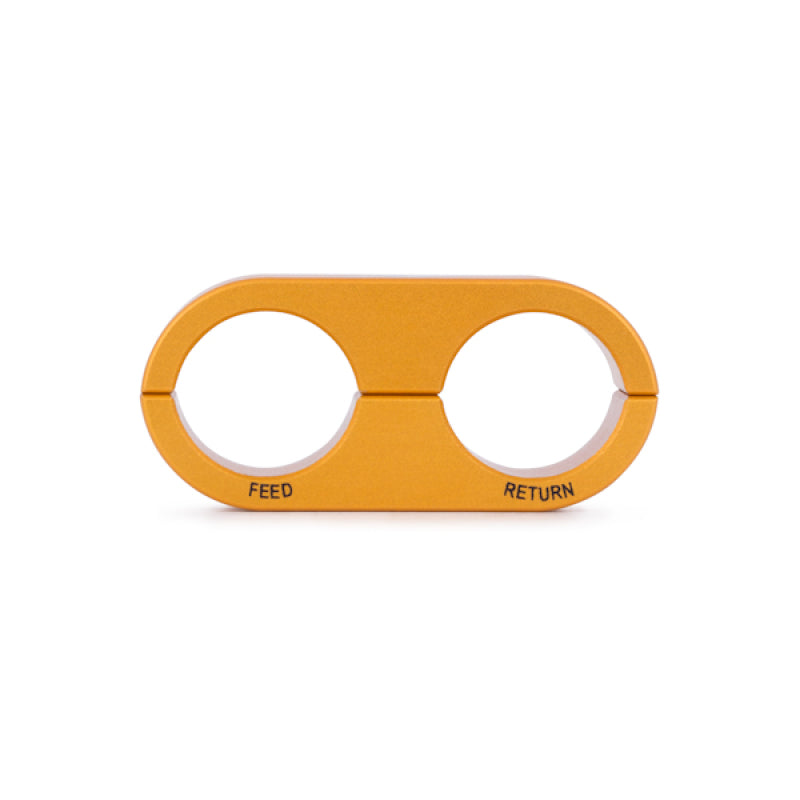 Load image into Gallery viewer, Mishimoto Oil Line Stay -10AN - Gold
