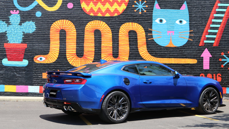 Load image into Gallery viewer, Corsa 2017-2024 Chevy Camaro SS 2.75in Inlet / 4in Outlet Polished Tip Kit (For Corsa Exhaust Only)
