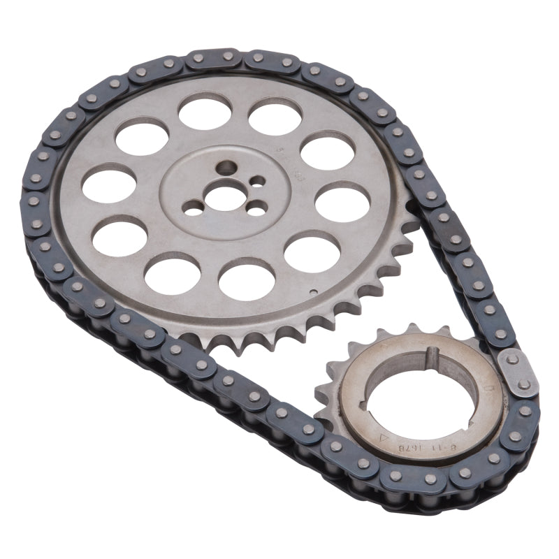 Load image into Gallery viewer, Edelbrock Timing Chain Performer Link 396-502 Chevrolet 96-Later Blocks w/ Cam Thrust Plate
