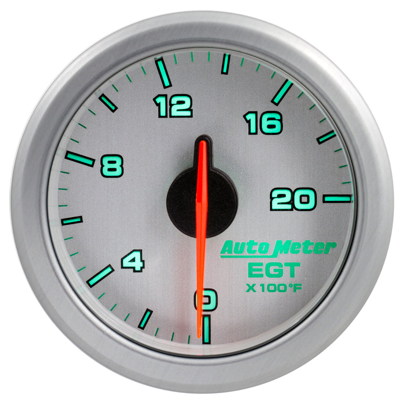 Load image into Gallery viewer, Autometer Airdrive 2-1/16in EGT Gauge 0-2000 Degrees F - Silver
