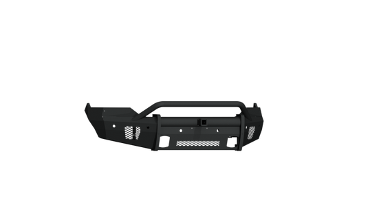 Road Armor 13-18 Ram 1500 Vaquero Front Bumper w/Pre-Runner Guard 2in Receiver - Tex Blk