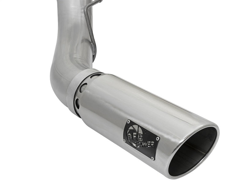 Load image into Gallery viewer, aFe ATLAS 5in DPF-Back Alum Steel Exhaust System w/Polished Tip 2017 Ford Diesel Trucks V8-6.7L (td)
