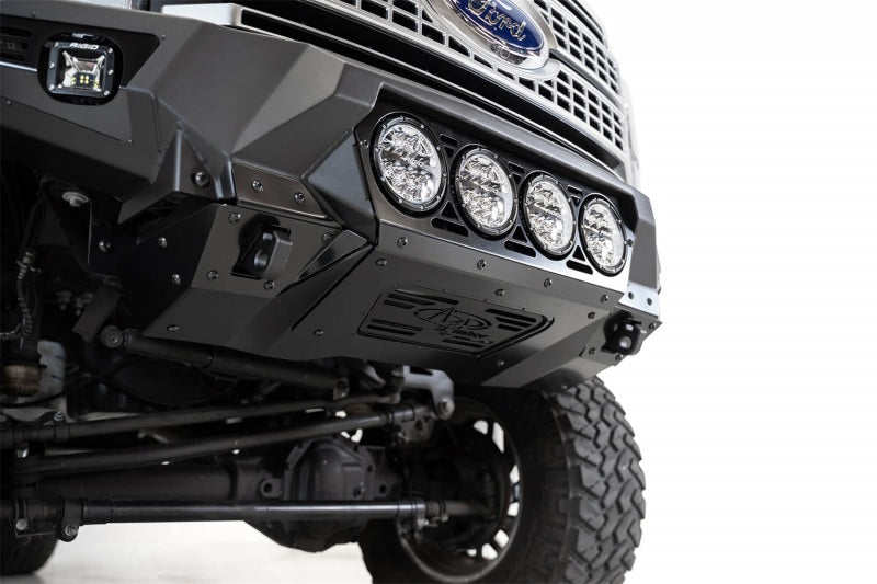 Load image into Gallery viewer, Addictive Desert Designs 17-20 Ford Super Duty Bomber Front Bumper w/ Mounts For 4 Rigid 360 6in
