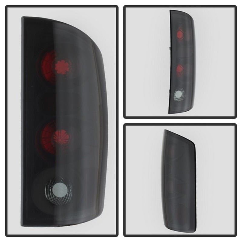 Load image into Gallery viewer, Spyder Dodge Ram 02-06 1500/Ram 2500/3500 03-06 Euro Style Tail Lights Black Smoke ALT-YD-DRAM02-BSM
