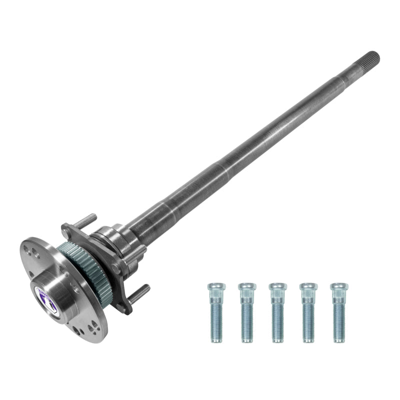 Load image into Gallery viewer, Yukon Gear Left Rear 4340 Chromoly Double Drilled Axle Kit Jeep JL/JT Rubicon 32 Spline 32.2in Long
