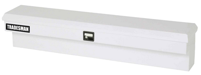 Load image into Gallery viewer, Tradesman Steel Side Bin Truck Tool Box (48in.) - White
