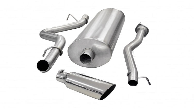 Load image into Gallery viewer, Corsa 2007-2010 Chevrolet Silverado Crew Cab/Std. Bed 2500 6.0L V8 Polished Sport Cat-Back Exhaust
