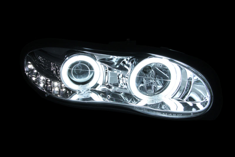 Load image into Gallery viewer, ANZO 1998-2002 Chevrolet Camaro Projector Headlights w/ Halo Chrome
