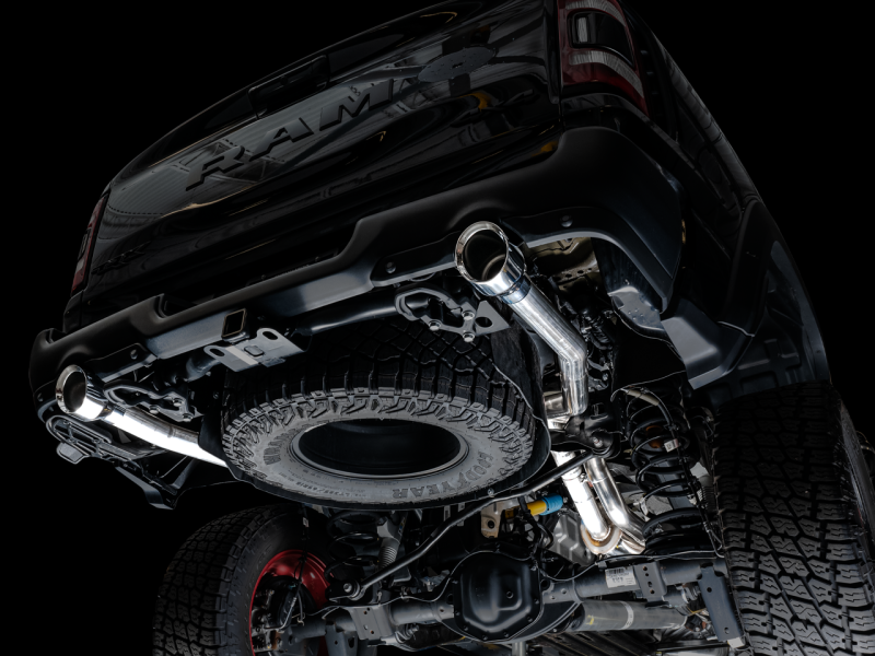 Load image into Gallery viewer, AWE Tuning 2021 RAM 1500 TRX 0FG Cat-Back Exhaust - Chrome Silver Tips
