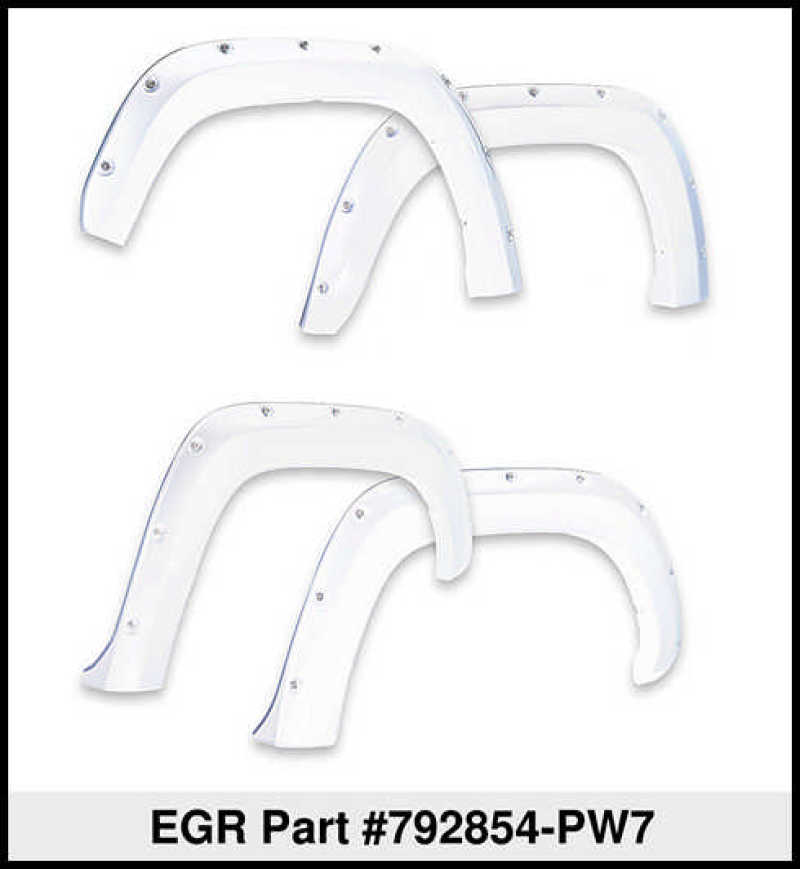 Load image into Gallery viewer, EGR 10+ Dodge Ram HD Bolt-On Look Color Match Fender Flares - Set - Bright White
