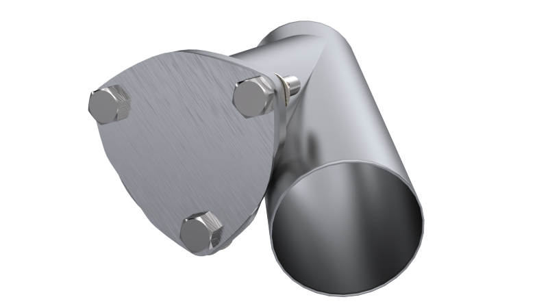 Load image into Gallery viewer, QTP 3.5in Weld-On QTEC Exhaust Cutout Y-Pipe
