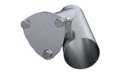 QTP 3.5in Weld-On QTEC Exhaust Cutout Y-Pipe