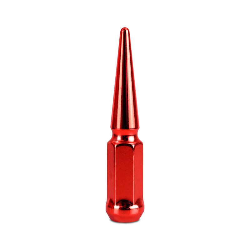 Load image into Gallery viewer, Mishimoto Mishimoto Steel Spiked Lug Nuts M14 x 1.5 32pc Set Red
