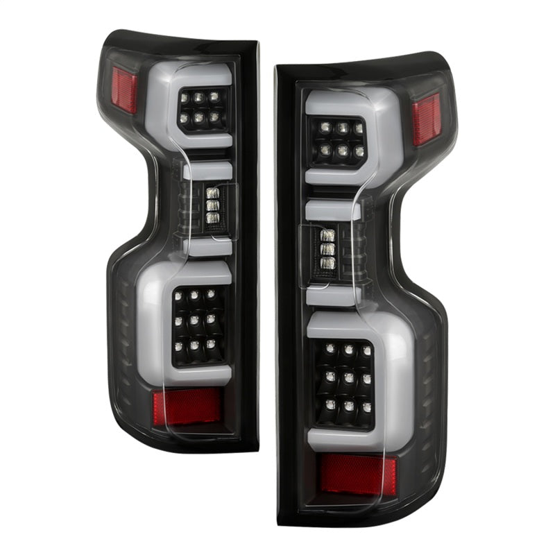 Load image into Gallery viewer, Spyder Chevy Silverado 19-20 LED Tail Light Black ALT-YD-CS19HAL-BK
