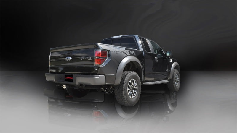 Load image into Gallery viewer, Corsa 2011-2014 Ford F-150 Raptor 6.2L V8 133in Wheelbase Black Xtreme Cat-Back Exhaust
