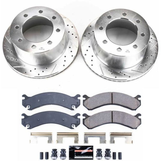 Power Stop 01-06 Chevrolet Silverado 3500 Rear Z23 Evolution Sport Brake Kit