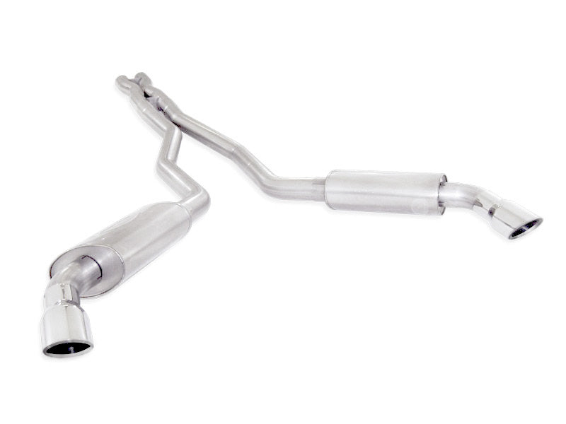 Load image into Gallery viewer, Stainless Works 2010-15 Camaro 6.2L 3in Exhaust X-Pipe Chambered Turbo Mufflers Polished Tips
