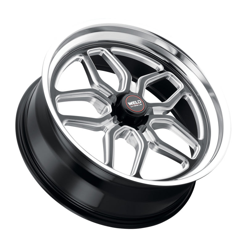 Load image into Gallery viewer, Weld S107 22X10.5 Laguna 5X120.7 ET13 BS6.25 Gloss Black MIL Dia 78.1
