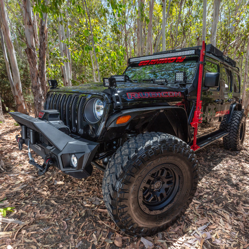 Load image into Gallery viewer, Go Rhino 07-20 Jeep Wrangler JL/JLU/JK/JKU/Gladiator JT Trailline Front Stubby Bumper
