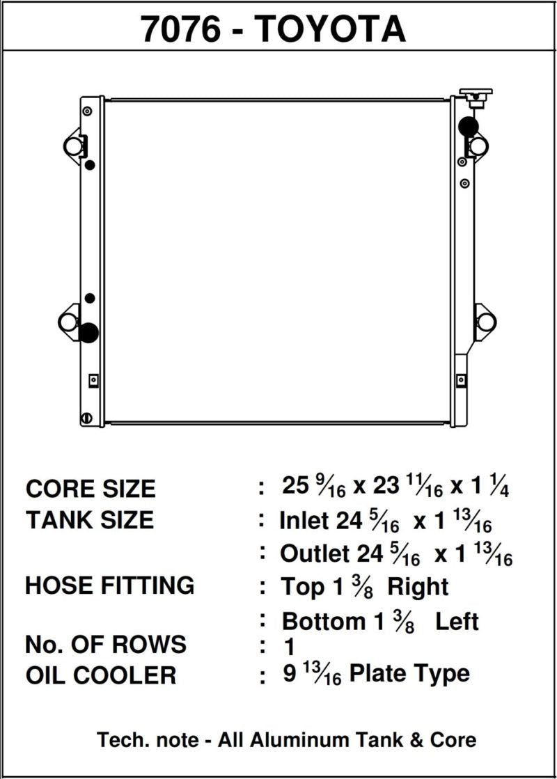 Load image into Gallery viewer, CSF 06-14 Toyota FJ Cruiser 4.0L / 03-09 Toyota 4Runner 4.0L / 2010 Toyota 4Runner 2.7L Radiator
