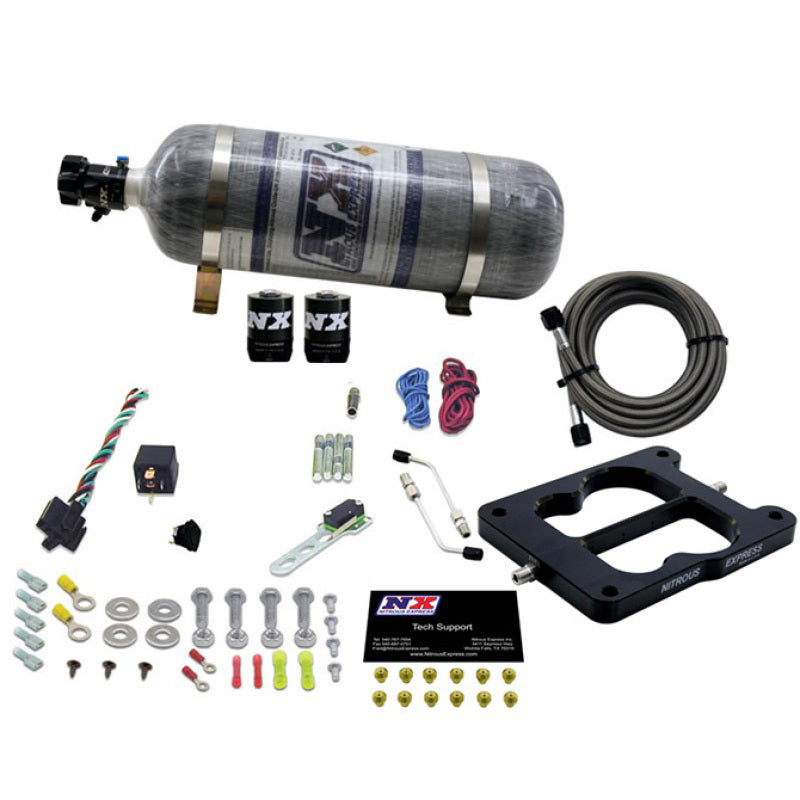 Load image into Gallery viewer, Nitrous Express Q-Jet/Holley Spread Bore Nitrous Kit (50-300HP) w/Composite Bottle
