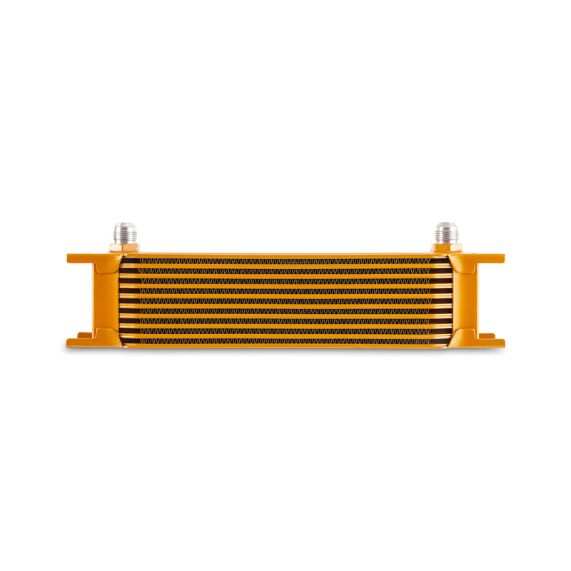 Load image into Gallery viewer, Mishimoto Universal -8AN 10 Row Oil Cooler - Gold
