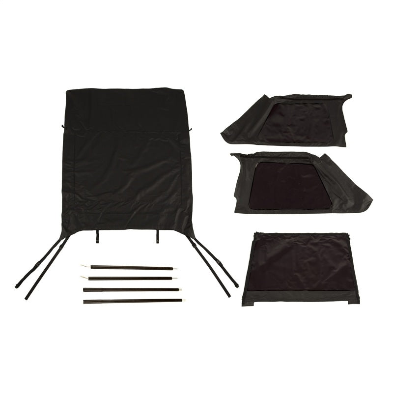 Load image into Gallery viewer, Rugged Ridge Montana Top Bowless Black Diamond 04-06 LJ
