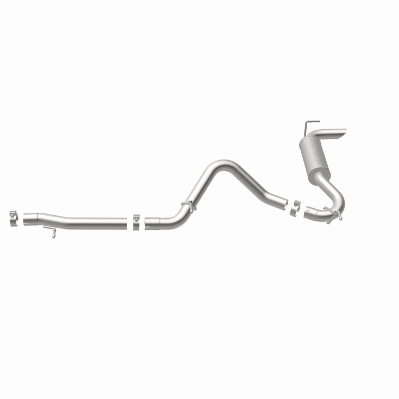 Load image into Gallery viewer, MagnaFlow 12-14 Jeep Wrangler 3.6L Single Straight Rear P/S Exit Stainless C/b Perf Exhaust-Comp
