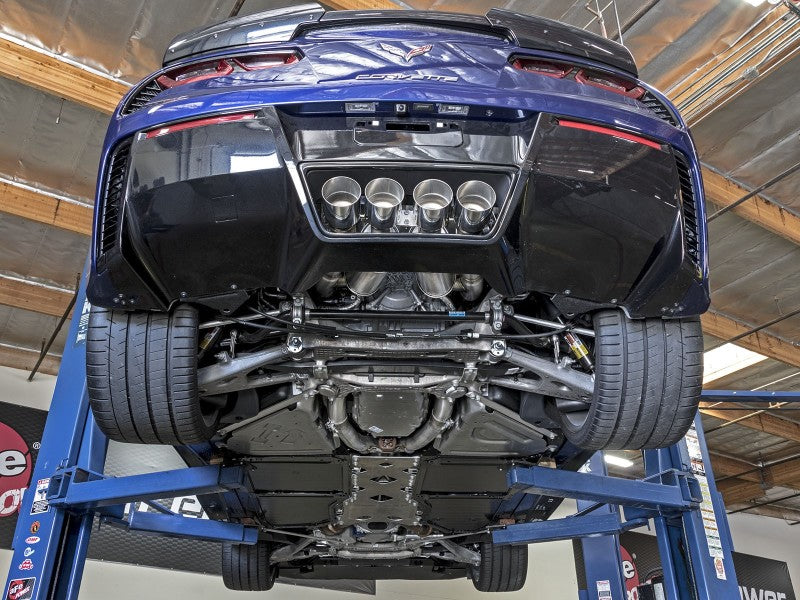 Load image into Gallery viewer, aFe MACH Force-Xp Axle-Back Exhaust System w/ Carbon Fiber Tips Chevrolet Corvette (C7) 14-19 6.2L
