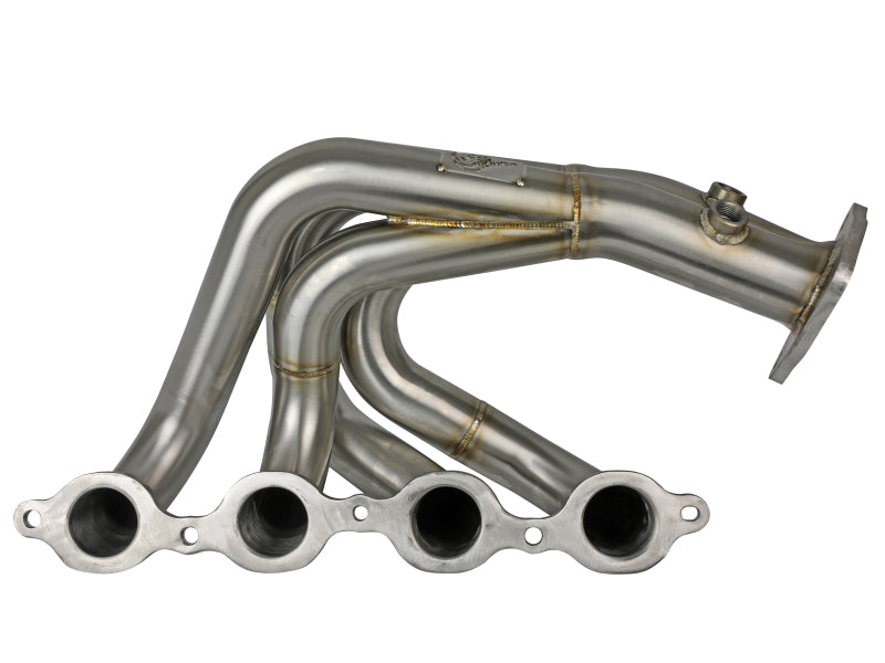 Load image into Gallery viewer, aFe Twisted 304SS Header 2020 Chevy Corvette (C8) 6.2L V8 - Brushed
