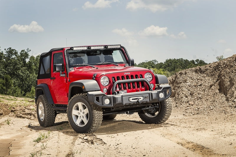 Load image into Gallery viewer, Rugged Ridge Overrider Satin Black 07-18 Jeep Wrangler
