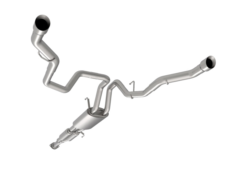 Load image into Gallery viewer, Kooks 21+ Ford F150 2.7/3.5/5.0L 3in Dual Cat-Back Rear Exit Exhaust w/Polished Tips

