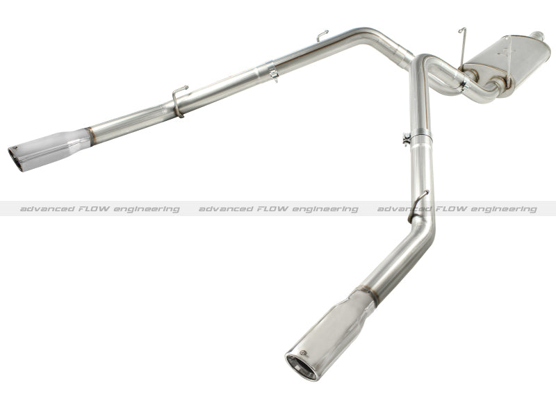 Load image into Gallery viewer, aFe MACHForce XP Exhausts Cat-Back SS-409 EXH CB Dodge Ram 1500 5.7L HEMI 09-13 Polished
