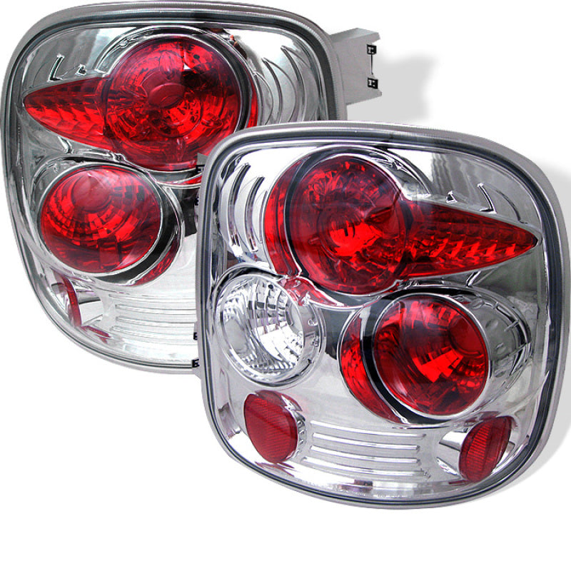 Load image into Gallery viewer, Spyder Chevy Silverado Stepside 99-04 Euro Style Tail Lights Chrome ALT-YD-CS99STS-C
