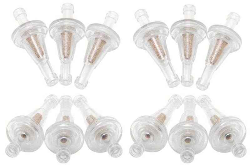 Load image into Gallery viewer, K&amp;N 0.25in Flange 2.15in Length 1in OD Sintered Porous Bronze Fuel Filter (Set of 12)
