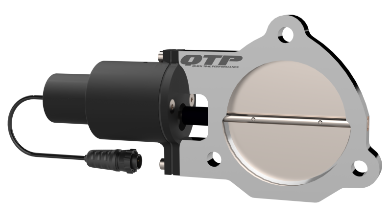 Load image into Gallery viewer, QTP 3.5in Bolt-On QTEC Electric Cutout Valve - Single
