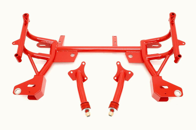 Load image into Gallery viewer, BMR 93-02 F-Body K-Member w/ Turbo SBC/BBC Motor Mounts and Pinto Mounts - Red
