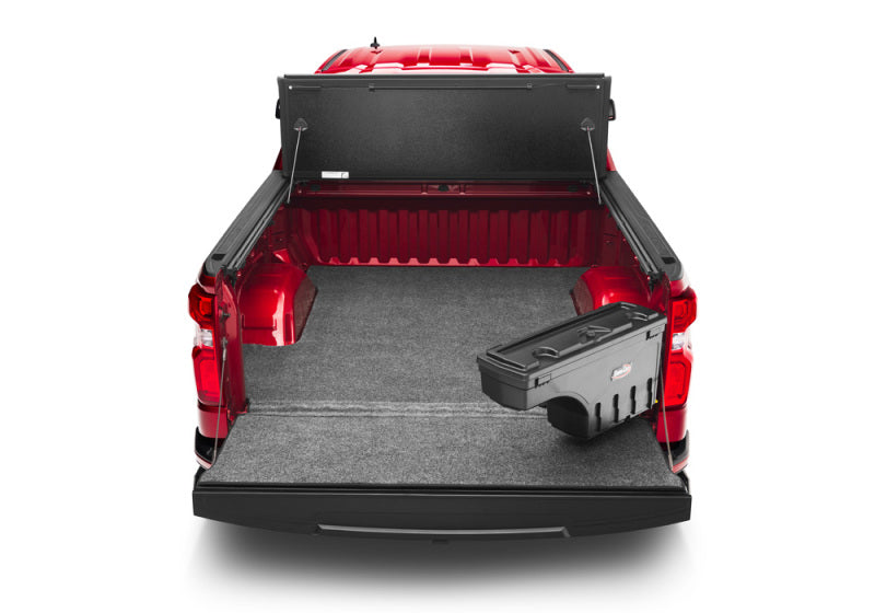 Load image into Gallery viewer, UnderCover 04-15 Nissan Titan Passengers Side Swing Case - Black Smooth
