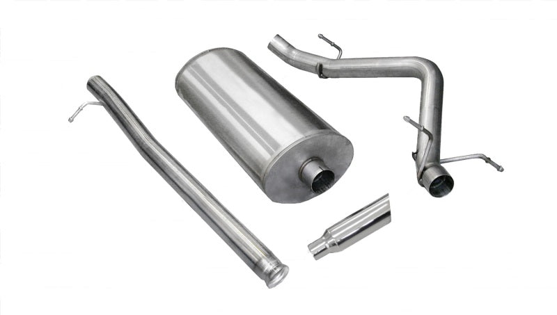 Load image into Gallery viewer, Corsa 2009-2009 Chevrolet Silverado Ext. Cab/Std. Bed 1500 4.8L V8 Polished Sport Cat-Back Exhaust
