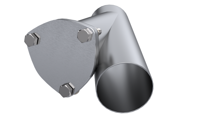 Load image into Gallery viewer, QTP 3in Weld-On QTEC Exhaust Cutout Y-Pipe
