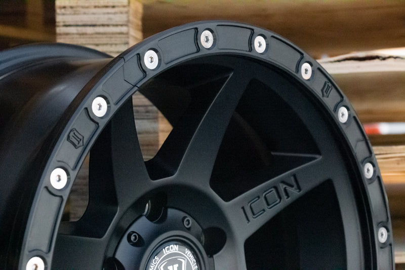 Load image into Gallery viewer, ICON 17in Compression/Alpha/Rebound Wheel Rock Ring Kit (20 Bolt)
