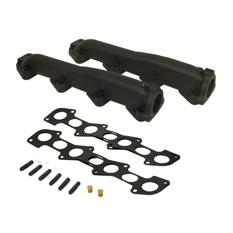 Load image into Gallery viewer, BD Diesel 08-10 Ford F-250/F-350/F-450/F-550 Powerstroke 6.4L Up Pipes Kit w/Manifold Set
