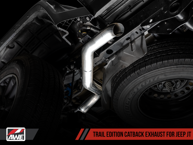 Load image into Gallery viewer, AWE Tuning 20-21 Jeep Gladiator JT 3.6L Trail Edition Cat-Back Exhaust
